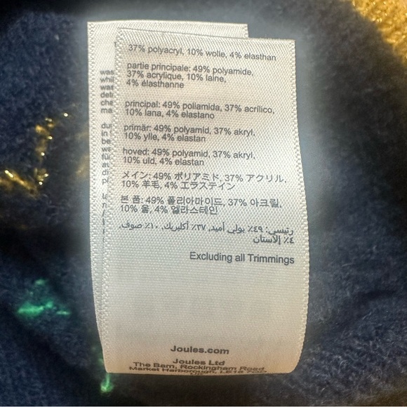 Joules Chantelle Intarsia Navy Star Sweater Size 4 - Picture 13 of 14